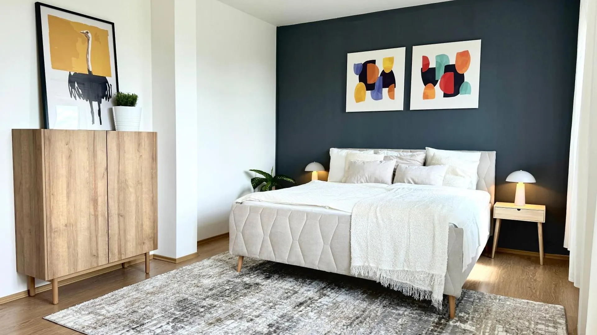 96M2 Designer Apartment, Free Garage Parking Prague